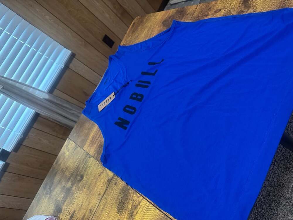 Nobull Men's Surf Blue Tank Top L NWT
